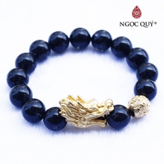 Vòng tay đá Thạch anh tự nhiên phối charm - Mẫu VC0703 - Ngọc Quý