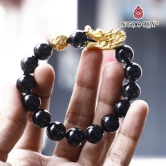 Vòng tay đá Thạch anh tự nhiên phối charm - Mẫu VC0703 - Ngọc Quý