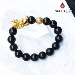 Vòng tay đá Thạch anh tự nhiên phối charm - Mẫu VC0703 - Ngọc Quý