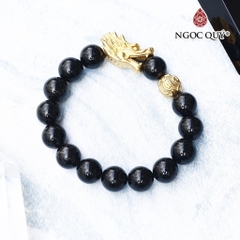 Vòng tay đá Thạch anh tự nhiên phối charm - Mẫu VC0703 - Ngọc Quý