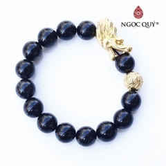 Vòng tay đá Thạch anh tự nhiên phối charm - Mẫu VC0703 - Ngọc Quý