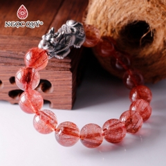 Vòng tay đá Thạch anh tự nhiên phối charm - Mẫu VC0720 - Ngọc Quý
