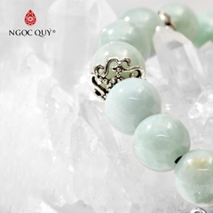 Vòng tay đá Cẩm thạch tự nhiên phối charm - Mẫu VC0724 - Ngọc Quý