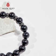 Vòng tay đá Obsidian tự nhiên phối charm - Mẫu VC0737 - Ngọc Quý