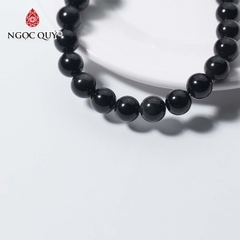 Vòng tay đá Obsidian tự nhiên phối charm - Mẫu VC0741 - Ngọc Quý