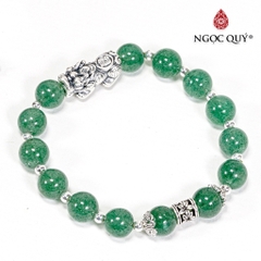 Vòng tay đá Thạch anh tự nhiên phối charm - Mẫu VC0750 - Ngọc Quý