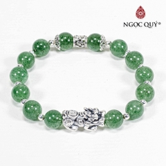 Vòng tay đá Thạch anh tự nhiên phối charm - Mẫu VC0750 - Ngọc Quý