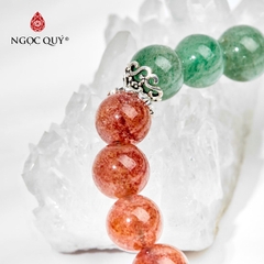 Vòng tay đá Thạch anh tự nhiên phối charm - Mẫu VC0763 - Ngọc Quý