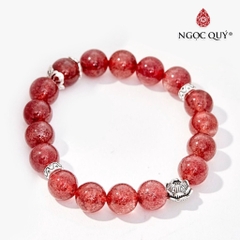 Vòng tay đá Thạch anh tự nhiên phối charm - Mẫu VC0767 - Ngọc Quý