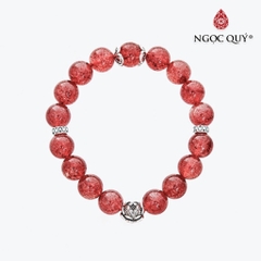 Vòng tay đá Thạch anh tự nhiên phối charm - Mẫu VC0767 - Ngọc Quý