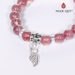 Vòng tay đá Thạch anh tự nhiên phối charm - Mẫu VC0773 - Ngọc Quý