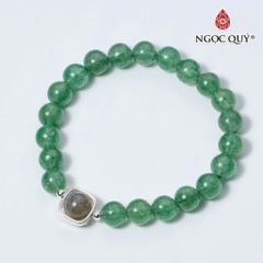 Vòng tay đá Thạch anh tự nhiên phối charm - Mẫu VC0780 - Ngọc Quý