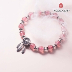 Vòng tay đá Thạch anh tự nhiên phối charm - Mẫu VC0783 - Ngọc Quý