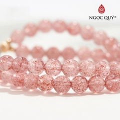 Vòng tay đá Thạch anh tự nhiên phối charm - Mẫu VC0785 - Ngọc Quý