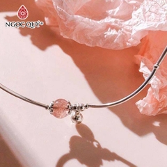 Vòng tay đá Thạch anh tự nhiên phối charm - Mẫu VC0793 - Ngọc Quý