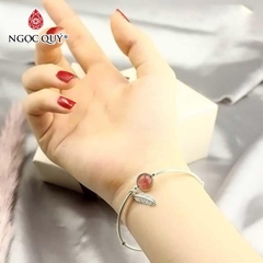 Vòng tay đá Thạch anh tự nhiên phối charm - Mẫu VC0794 - Ngọc Quý