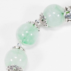 Vòng tay đá Thạch anh tự nhiên phối charm - Mẫu VC0810 - Ngọc Quý