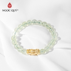 Vòng tay đá Thạch anh tự nhiên phối charm - Mẫu VC0817 - Ngọc Quý