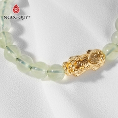Vòng tay đá Thạch anh tự nhiên phối charm - Mẫu VC0817 - Ngọc Quý