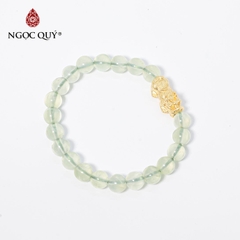 Vòng tay đá Thạch anh tự nhiên phối charm - Mẫu VC0817 - Ngọc Quý