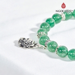 Vòng tay đá Thạch anh tự nhiên phối charm - Mẫu VC0818 - Ngọc Quý