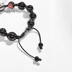 Vòng tay đá Thạch anh tự nhiên phối charm - Mẫu VC0821 - Ngọc Quý