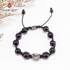 Vòng tay đá Thạch anh tự nhiên phối charm - Mẫu VC0821 - Ngọc Quý