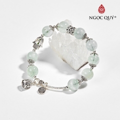 Vòng tay đá Thạch anh tự nhiên phối charm - Mẫu VC0840 - Ngọc Quý