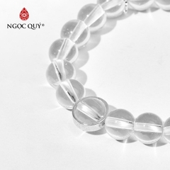 Vòng tay đá Thạch anh tự nhiên phối charm - Mẫu VC0850 - Ngọc Quý