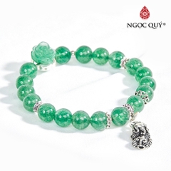 Vòng tay đá Thạch anh tự nhiên phối charm - Mẫu VC0853 - Ngọc Quý