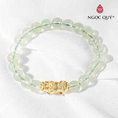 Vòng tay đá Thạch anh tự nhiên phối charm - Mẫu VC0854 - Ngọc Quý