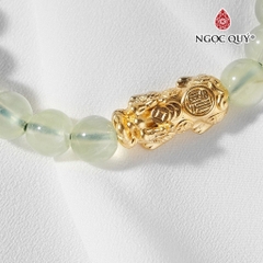 Vòng tay đá Thạch anh tự nhiên phối charm - Mẫu VC0854 - Ngọc Quý