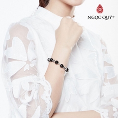 Vòng tay đá Thạch anh tự nhiên phối charm - Mẫu VC0858 - Ngọc Quý