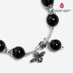 Vòng tay đá Thạch anh tự nhiên phối charm - Mẫu VC0858 - Ngọc Quý