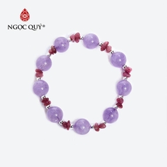 Vòng tay đá Thạch anh tự nhiên phối charm - Mẫu VC0864 - Ngọc Quý