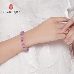 Vòng tay đá Thạch anh tự nhiên phối charm - Mẫu VC0864 - Ngọc Quý