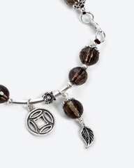 Vòng tay đá Thạch anh tự nhiên phối charm - Mẫu VC0865 - Ngọc Quý