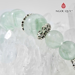 Vòng tay đá Thạch anh tự nhiên phối charm - Mẫu VC0877 - Ngọc Quý