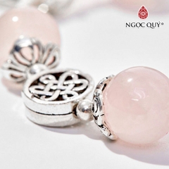 Vòng tay đá Thạch anh tự nhiên phối charm - Mẫu VC0879 - Ngọc Quý