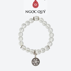 Vòng tay đá Thạch anh tự nhiên phối charm - Mẫu VC0882 - Ngọc Quý