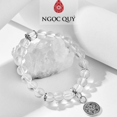 Vòng tay đá Thạch anh tự nhiên phối charm - Mẫu VC0882 - Ngọc Quý