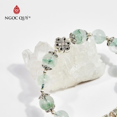 Vòng tay đá Thạch anh ưu linh tự nhiên phối charm - Mẫu VC0895 - Ngọc Quý