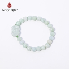 Vòng tay đá Cẩm thạch tự nhiên phối charm - Mẫu VC0913 - Ngọc Quý