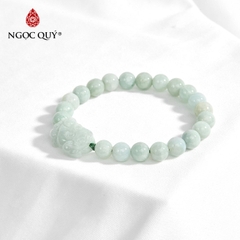 Vòng tay đá Cẩm thạch tự nhiên phối charm - Mẫu VC0913 - Ngọc Quý