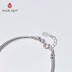 Vòng tay đá Beryl tự nhiên phối charm - Mẫu VC0919 - Ngọc Quý