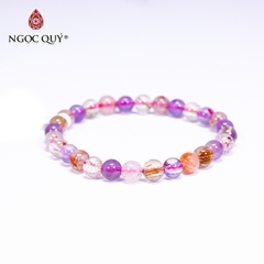 Vòng tay đá Super Seven tự nhiên phối charm - Mẫu VC0928 - Ngọc Quý