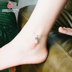 Vòng tay đá Thạch anh ưu linh tự nhiên phối charm - Mẫu VC0932 - Ngọc Quý