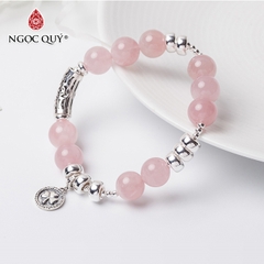 Vòng tay đá tự nhiên phối charm - Mẫu VC0946 - Ngọc Quý