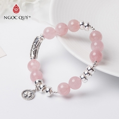 Vòng tay đá tự nhiên phối charm - Mẫu VC0946 - Ngọc Quý