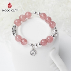 Vòng tay đá tự nhiên phối charm - Mẫu VC0946 - Ngọc Quý